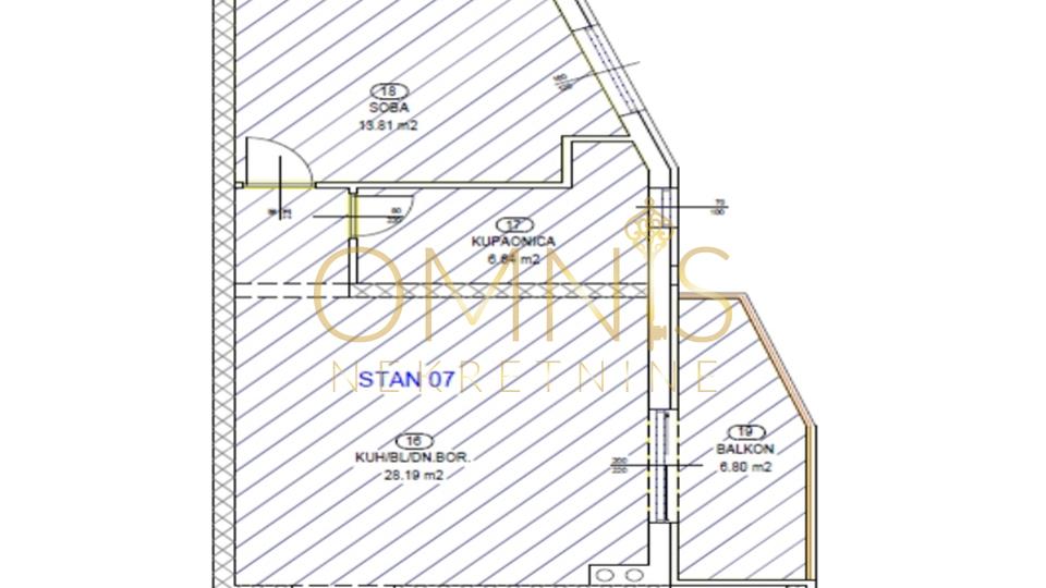 Rešetari - 2S+DB, 73.72 m2, new construction!